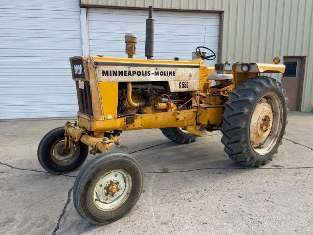 1971 Minneapolis-Moline G550 with 4574 Actual Original Hours Sold Today on Iowa Auction