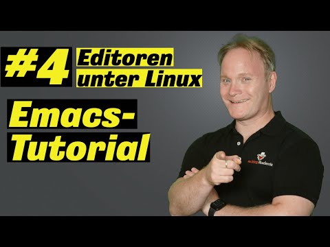 Emacs Tutorial   (Editoren unter Linux #4)