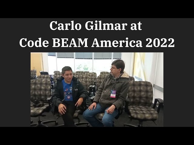 An interview with Carlo Gilmar at Code BEAM America 2022