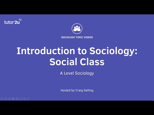 What is Social Class? | Introduction to A-Level Sociology