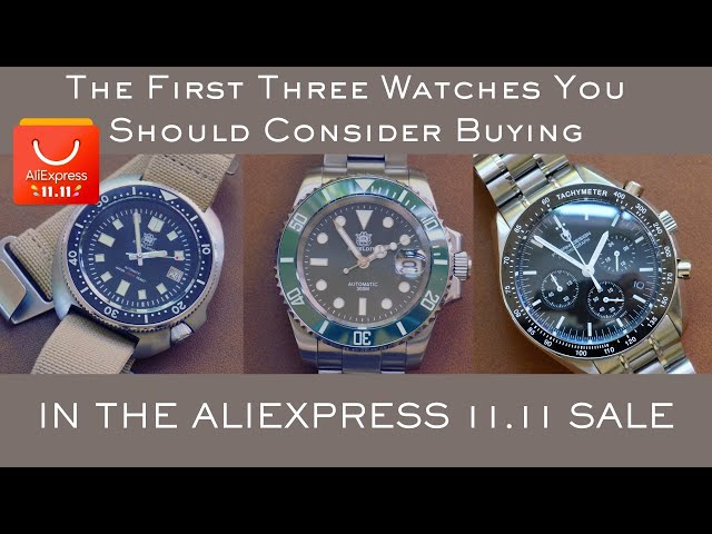 THREE "MUST BUY" WATCHES FOR THE 2023 11.11 ALIEXPRESS SALE