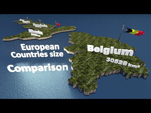 European Countries Size Comparison 3D | CzyWieszJak