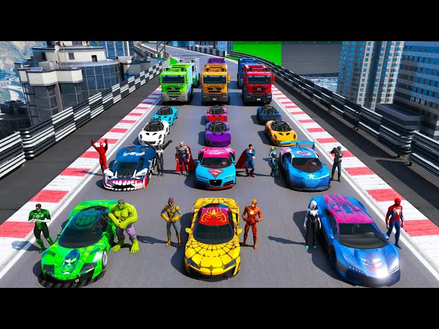 New racing GTA V Super and trucks Cars Stunt Race Challenge
