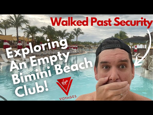 Virgin Voyages Bimini Beach Club Full Tour and Review | Secret Rockstar Retreat Revealed