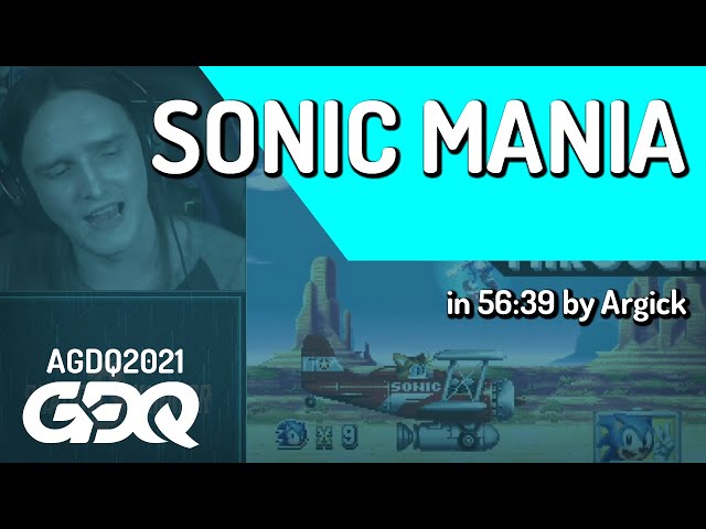 Sonic Mania by Argick in 56:39 - Awesome Games Done Quick 2021 Online