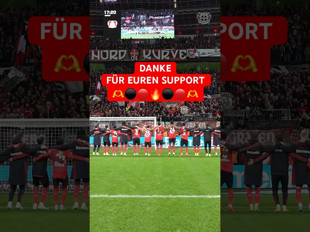 ❗Bayer Leverkusen hat die besten Fans! 🫶⚫️🔴🔥📸