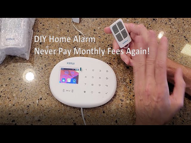 No Fee, Affordable  Home Alarm System