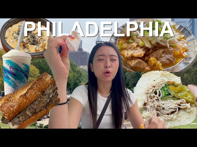 EVERYTHING I ATE IN PHILLY: cheese steak, water ice, cannolis, roast pork sandwich and more…