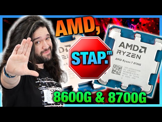 We Found Problems: AMD Ryzen 5 8600G & R7 8700G APU Benchmarks & Review