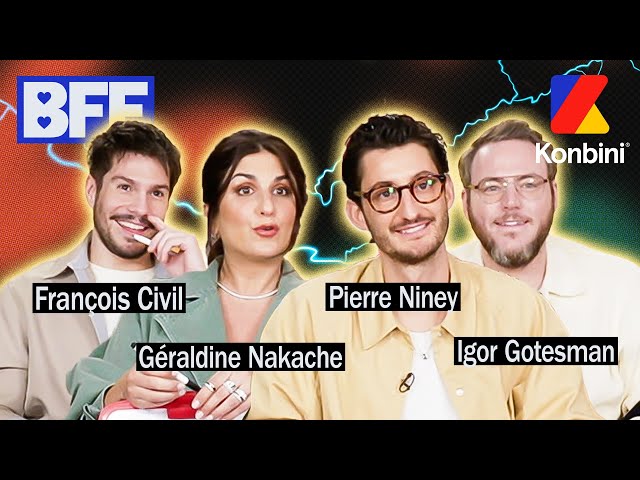 On a testé l'amitié de Pierre Niney, François Civil, Géraldine Nakache et Igor Gotesman 🤯 | BFF