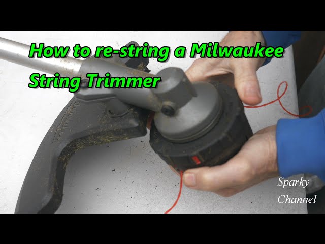 How To Re-string a Milwaukee String Trimmer