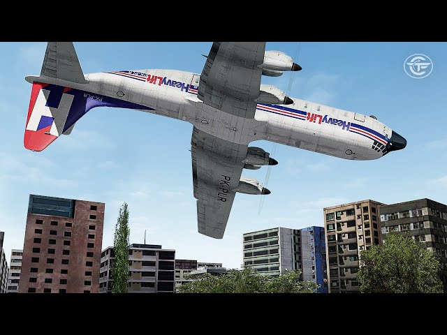 Crashing in Hong Kong Just Seconds After Takeoff - Lockheed Hercules Disaster