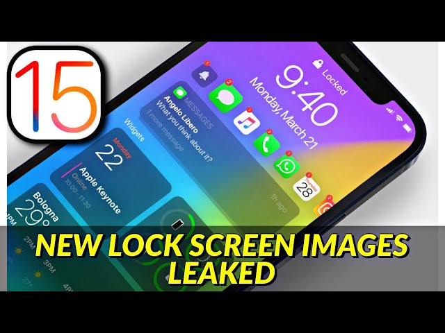 iOS 15 Leaks - New LockScreen Design | iOS 15 New Features #shorts