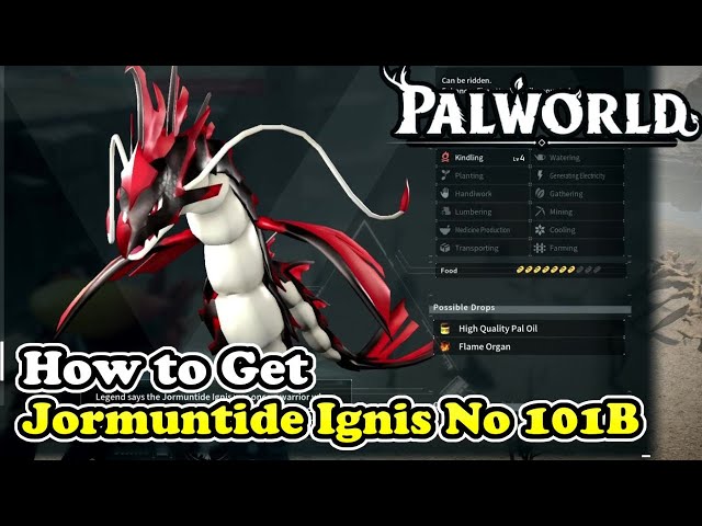 Palworld How to Get Jormuntide Ignis (Palworld No 101B)