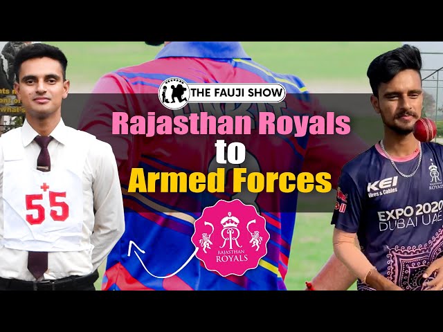 Rajasthan Royals Cricket Camp to Indian Armed Forces ft Navy Recommended Candidate Ankit Ep-197
