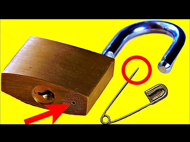 How to Open a Lock without Key in 5 Seconds?  🔴 #Shorts