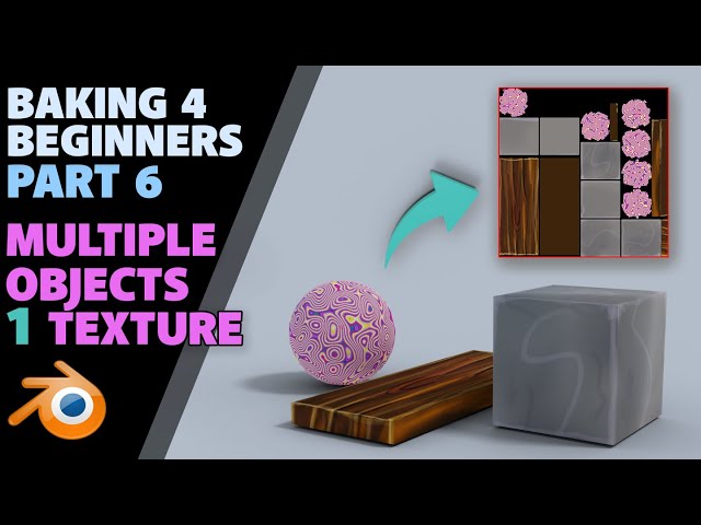 Beginners Guide to Baking | part 6 | Multiple textures into 1 | Blender 2.8