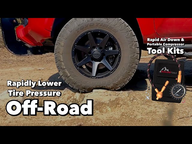 Rapidly lower tire pressure for Off Road/ Rapid Air Down & Portable Compressor Tutorial