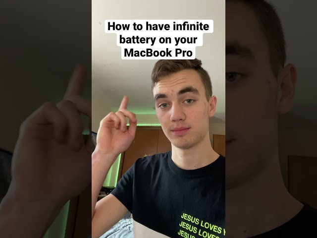 How to have infinite battery on your MacBook Pro...