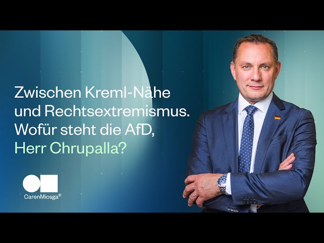 Zwischen Kreml-Nähe und Rechtsextremismus – wofür steht die AfD, Herr Chrupalla? | Caren Miosga
