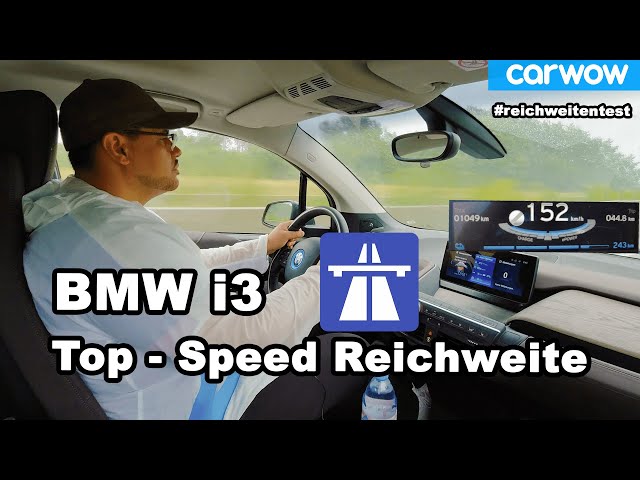 BMW i3 🔋 Wie schnell stirbt der Akku?  Range Test - Top Speed 152 km/h ? - Autobahn - Reichweite