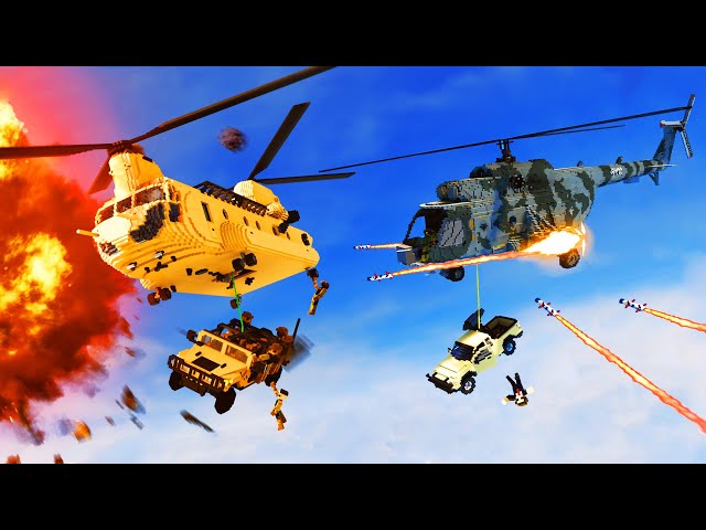 Realistic Helicopter Shootdowns & Crashes 25 😱 Teardown