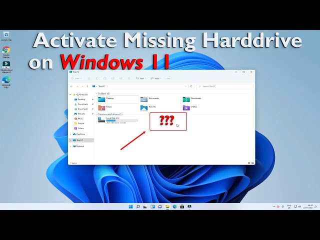 Activate second SSD Harddrive in Windows 11, 10, 7 | Easy Fix!