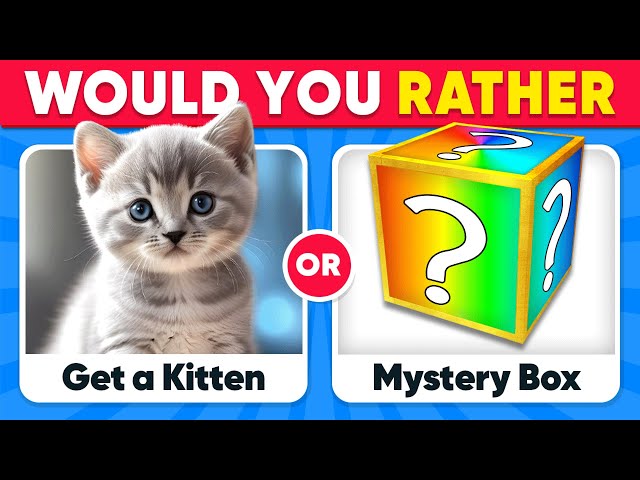 Would You Rather...? MYSTERY Box Edition 🎁❓ Quiz Kingdom