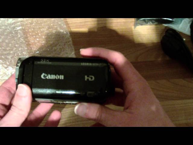 Unboxing and Initial look at Canon Legria HF R47 Camcorder