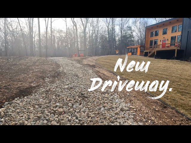 Cabin Build Ep 93: New Driveway!