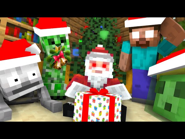Monster School : REWIND CHRISTMAS PRESENT - Minecraft Animation