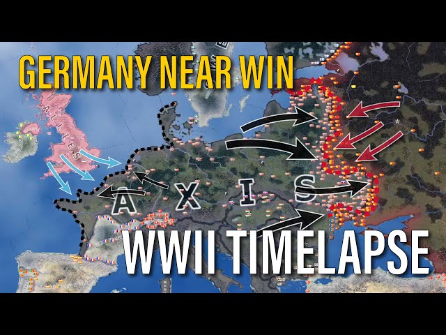 Germany nearly wins - HOI4 Timelapse