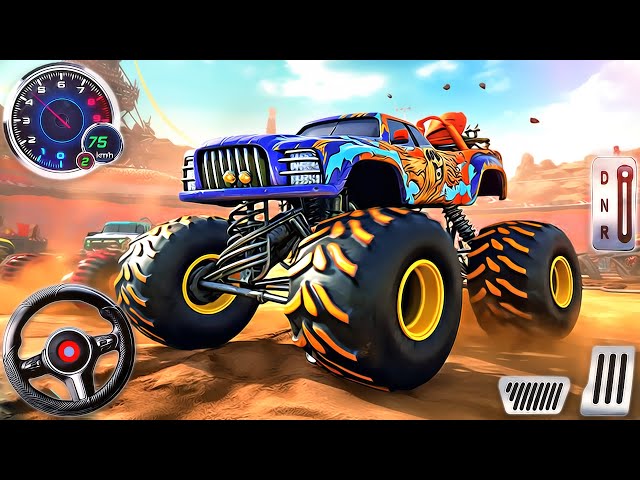 Monster Truck Racing Offroad Simulator - 4x4 Derby Mud and Rocks Driver 3D - Android GamePlay