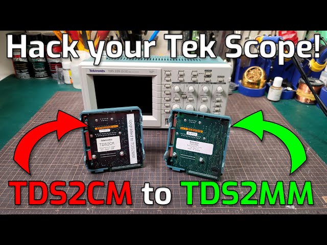 Tektronix TDS2CM to TDS2MM Hack