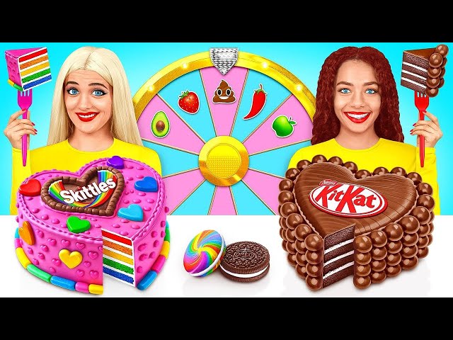 Rich vs Poor Cake Decorating Challenge | Expensive & Cheap Chocolate Competition by RATATA POWER
