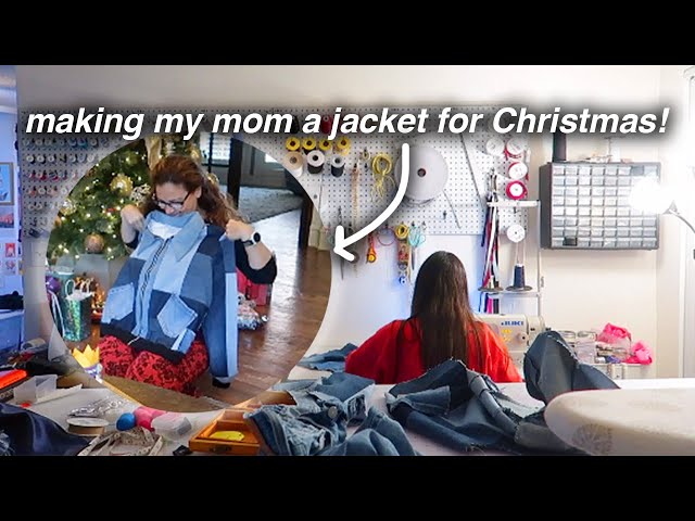making my mom a jacket for Christmas! | VLOGMAS 2023