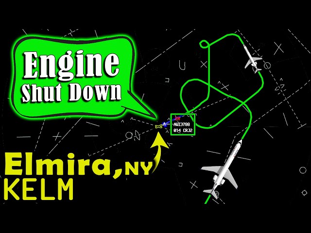Wisconsin CRJ-200 has ENGINE SHUT DOWN MIDAIR | Diverts to Elmira