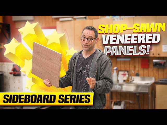 Dividers | Shop-Sawn Veneered Panels | Sideboard Pt 5