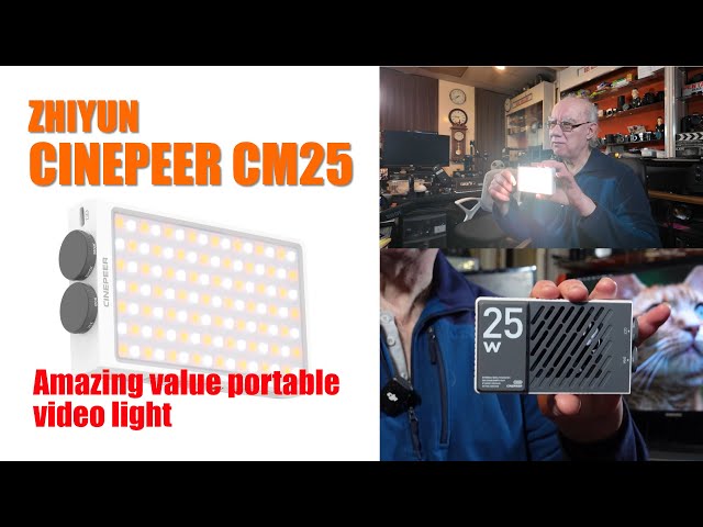 Zhiyun Cinepeer CM25 portable video light review
