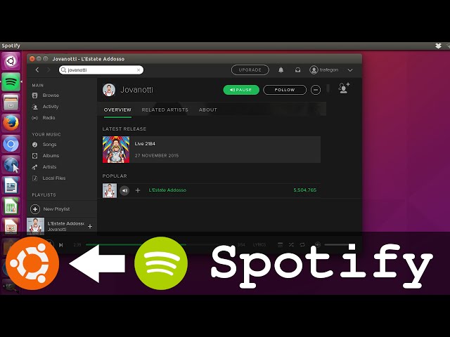 How to install Spotify Client on Ubuntu 15.10 and later versions 32/64bit