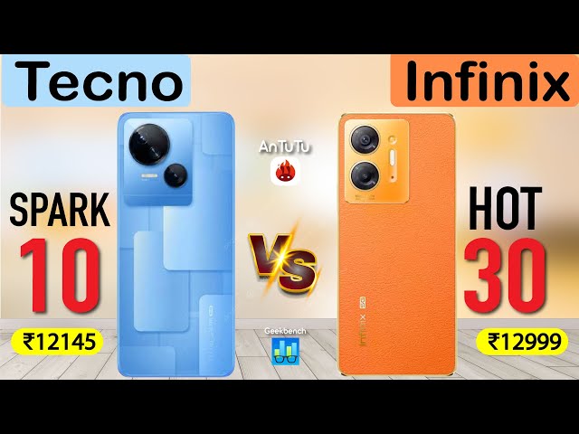 Tecno Spark 10 5G vs Infinix Hot 30 5G | #6020  #spark105g #antutu #geekbench #hot305g #indianbudget