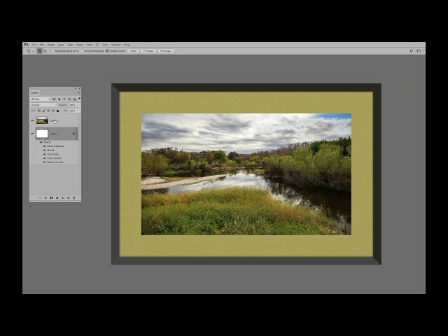 Picture Frame and Mat in Photoshop - 10 Minute Photoshop Tip by Mike McNaughton