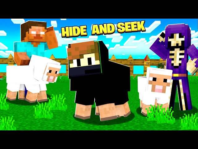 Using MORPH MOD To Cheat In Minecraft Hide N' Seek With Herobrine and Deadlord