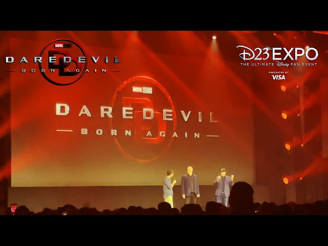 DAREDEVIL BORN AGAIN FULL D23 ANNOUNCNEMENT PANEL FOOTAGE Charlie Cox, Vincent D'Onofrio