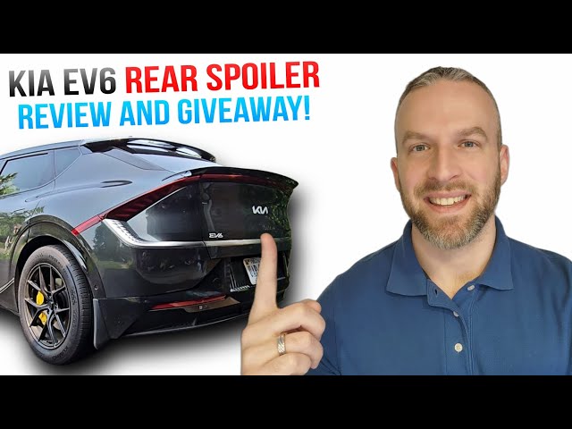 Kia EV6 Rear Spoiler from BestEVMod | Review and GIVEAWAY! 😀