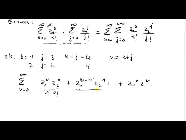 Analysis 1: Beweis der Funktionalgleichung für die Exponentialfunktion