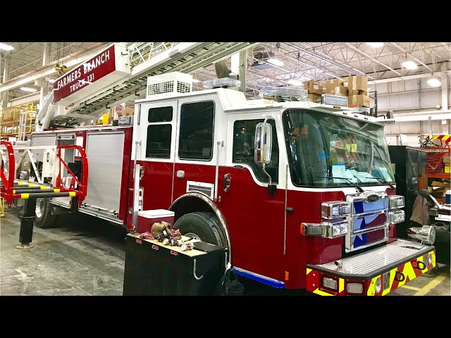 Fire trucks production in US - Pierce Manufacturing