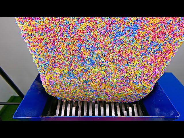 Shredding Mega Foam Clay! Amazing Video!