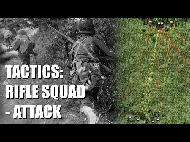 Tactics of the WWII U.S. Army Infantry Rifle Squad – Attack