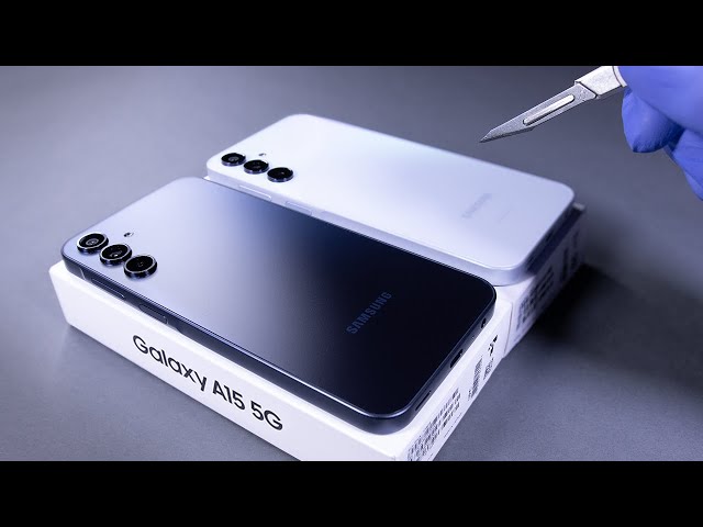 Samsung Galaxy A15 5G (Blue Black and Light Blue) Unboxing and Camera Test - ASMR